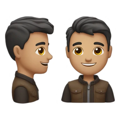 Homme amoureux sticker