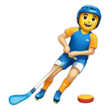 Canne de unihockey sticker