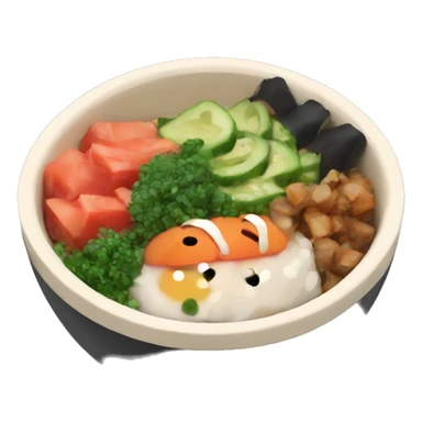 poke bowl sticker