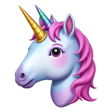happy unicorn sticker