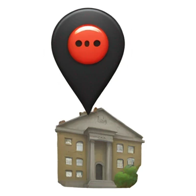 Pin location sticker