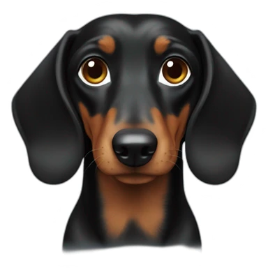 black doxie sticker
