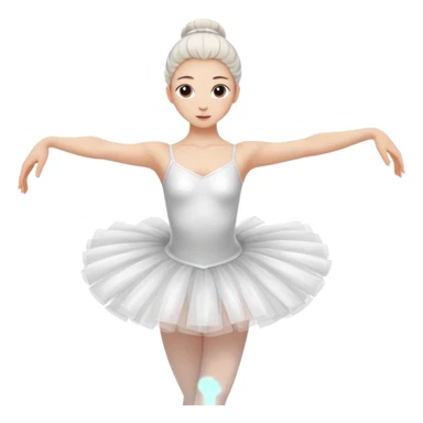 WOMAN BALLET DANCER sticker