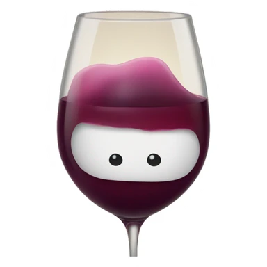 blob peek with wine sticker