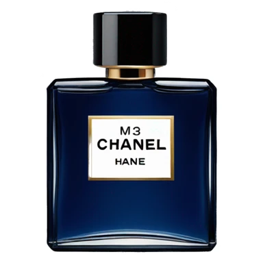 dark blue chanel men's perfume sticker