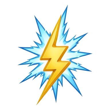 lightning bolt sticker
