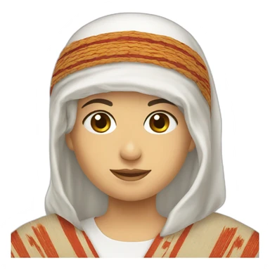 Lebanese traditional cloth sticker