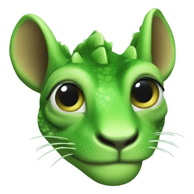 Camaleon green sticker