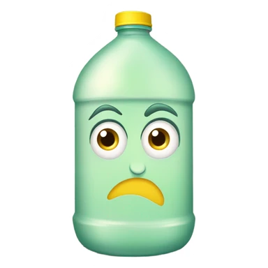 Nervous gallon of lemonade  sticker