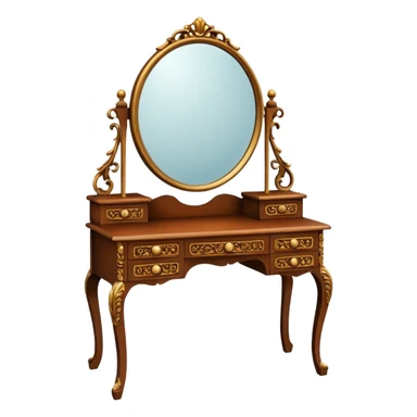 Dressing table. sticker
