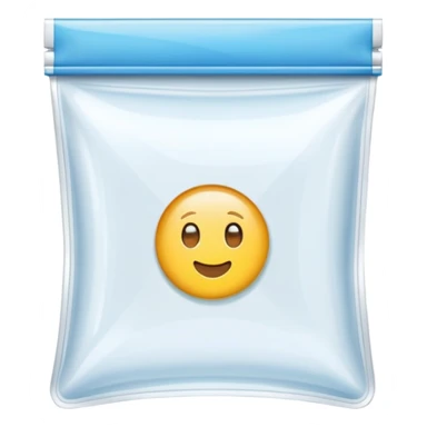 empty ziplock bag sticker