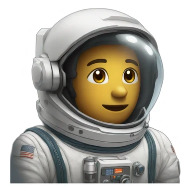 astonaut sticker