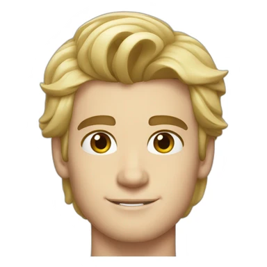 Andrew Garfield blonde sticker