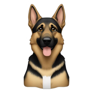 German shepherd Purdue jersey sticker
