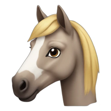 Zorse Head sticker