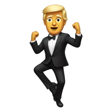 Donald Trump dancing  sticker