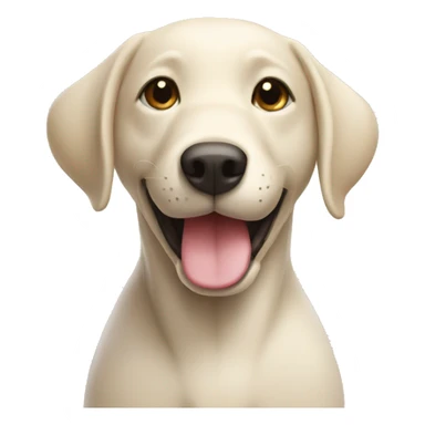 Lab with a smile  sticker