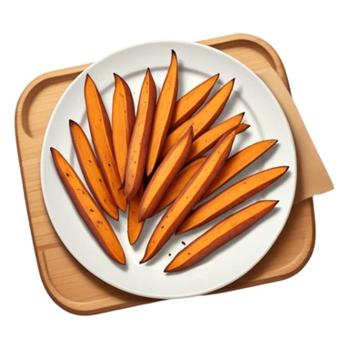 Oven Baked Sweet Potato Fries sticker