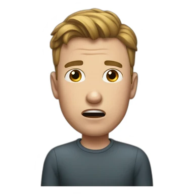 crying jim ryan sticker