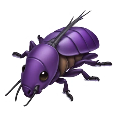 Purple roach sticker