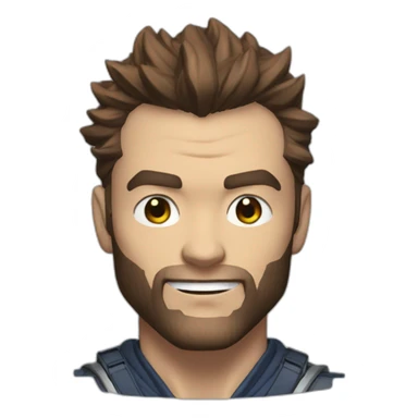 beast marvel x man sticker