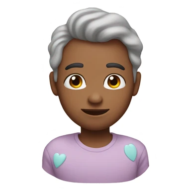 Pastels hearts sticker