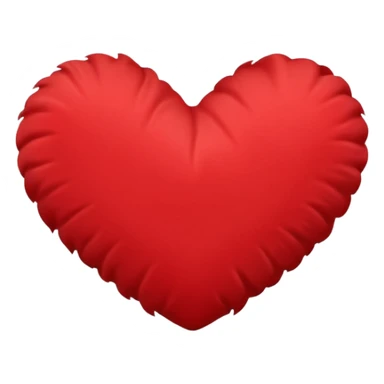 heart-shaped pillow sticker