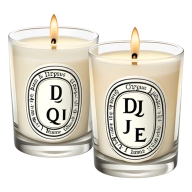 Diptyque candle sticker