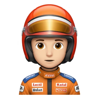Race car driver sticker