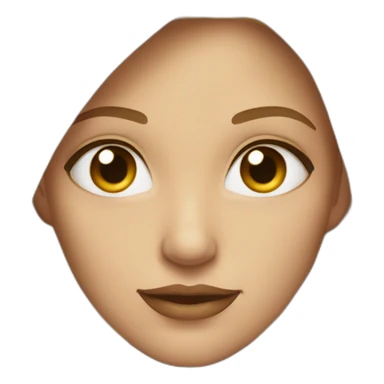 Femme blonde avec les yeux marrons sticker