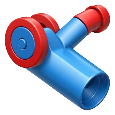 whistle blue (#00A3E0) and red (#F9423A) sticker