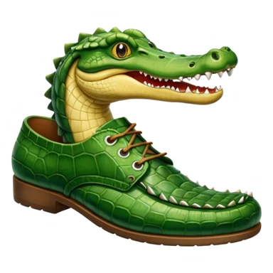 crocadile eating crocs sticker
