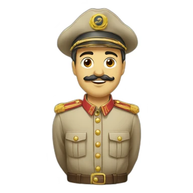 Staline avec poutin sticker