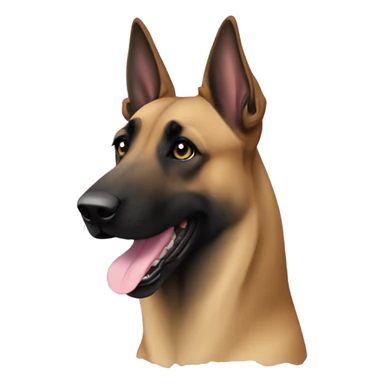 pastel purple malinois  sticker