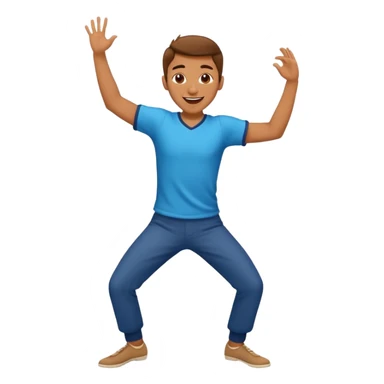 Pardon dance man sticker