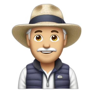 philippe etchebest with Ashe's hat sticker