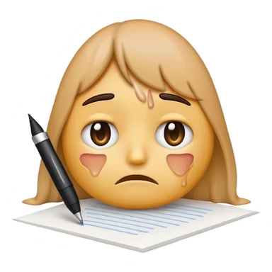 Sad emoji was crying and writing (পৃষ্ঠা:আরু)sad emoji was crying and writing (পৃষ্ঠা:আরু) sticker