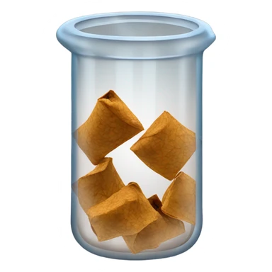 Tobacco flacks in a chemistry tube  sticker