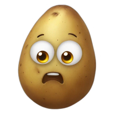 potato with eyes sticker