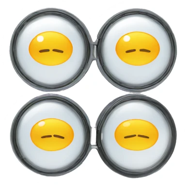 dual compartment prescription contact lens case sticker