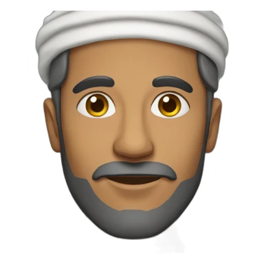 Moroccan man sticker