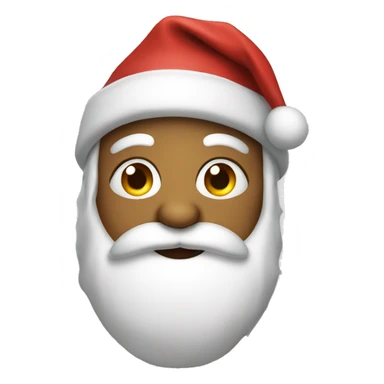 Santa sticking tongue out  sticker