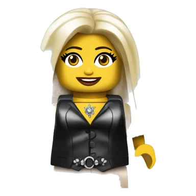 LADY GAGA lego full body sticker