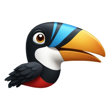 uncle tucan bird sticker