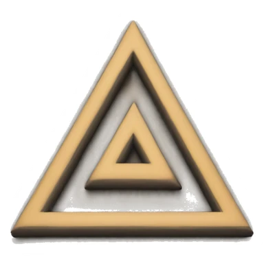 Aa unity triangle  sticker