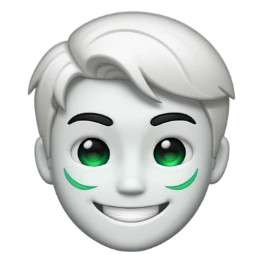 Danny phantom as an emoji  sticker
