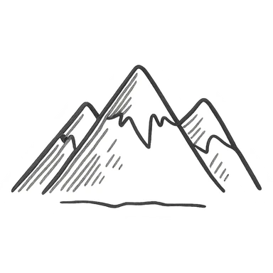 mountain sticker