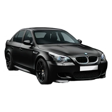 Black e60 m5 sticker