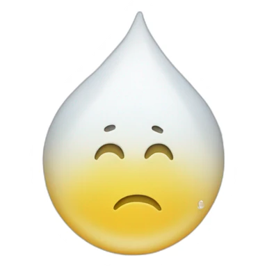 white water droplets sticker