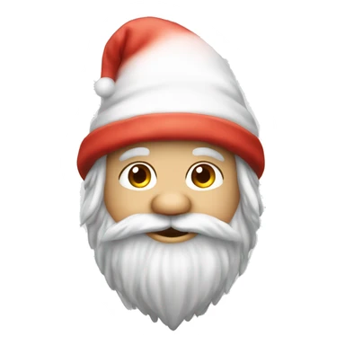 Cute Gnome without eyes with big beanie  sticker